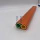Two Ways 12/10mm HDPE Air Blown Fiber Microduct Orange Sheath For FTTH Application