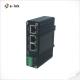 Industrial IEEE802.3af/at PoE Splitter with 2-port switch function, output voltage 12VDC
