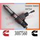 Diesel N14 Common Rail Fuel Pencil Injector 3087560 3083846 3087733