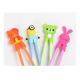 Reusable Silicone Kitchen Gadgets Cute Cartoon Children'S Training Chopsticks