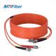 Durable Fiber Optic Patch Cables ST-ST-MM-OM3 Simplex Duplex 1~144 Multi Fibers