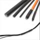 Polyolefin 4mm Heat Shrink Tubing Black , 4x Heat Shrink Tubing Adhesive Waterproof