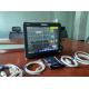 15 inch multi parameter cardiac patient monitors with HL7 compatible function, applied for OR/OT, ICU, CCU, general ward