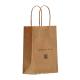 BSCI Sedex Recyclable Yellow Kraft Paper Bags With Handles