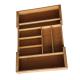 Eco-friendly Bamboo Expandable Drawer Divider Cutlery Tray