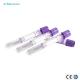 CE ISO Medical EPGT Tube Vacuum Blood Test Collection Tube With Lavender Top