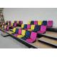 Customized Color Telescopic Seating Systems HDPE Material For Swimming Pool