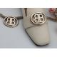 Plastic Eco Friendly Decorative Silver Shoe Buckles Suitable For Women Shoes