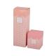 350G Art Paper Perfume Packing Box Pink Color With Hot Foil Stamping
