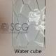Clear Water Cube Patterned Glass 4mm 5mm 6mm