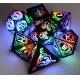 Light Up DND Dice Rechargeable With Charging Box 7 PCS LED Electronic Dice For Tabletop