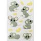 Multi Colored Funny Puffy Animal Stickers For Boys Fancy Cartoon Mouse Shape