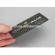 Black Carbon Fiber Fabric Veneers Business Name Card Exquisite Tarot Cards