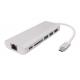 USB 3.1 HUB Type C docking station Type C hub connect port 6 in 1 USB-C HUB with Wlan