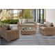 Modern Luxury Outdoor Furniture Set Hotel Garden Wicker Rattan Sofa Set