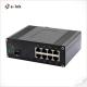 Industrial 8-RJ45 Port  + 1-Port Base-X Gigabit PoE Ethernet Switch (100W)