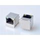 HULYN,Shielded RJ45 Modular Jack Connector, Through Hole Type, 1000 Mbps Transformer, with LED