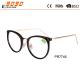 2018 new design reading glasses with one pin on the frame ,metal temple ,suitable for men and women