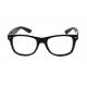 Plastic 3D Diffraction Glasses With Fireworks Lens Classica , Black