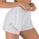 Oem Factory Manufacturer Custom Logo running training outwear shorts faux twinset sports yoga fitness shorts