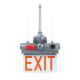 Explosion Proof Exit Sign Light Fixture 100-277V For Hazardous Locations