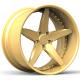 BBF29 Design of the golden pentacle Camaro 21x12 2 Piece Forged Wheels