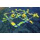 Hot Welding Thrilling Adventure Inflatable Water Park For Children
