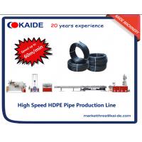 High speed 60m/min PE Pipe Extruder Machine with auto winding machine