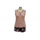 Funky Comfy Summer Ladies Loungewear Sets Two Piece Sleeveless V Neck Tops