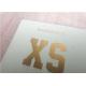 Plane Cold Tear Heat Transfer Clothing Labels With Anti Sublimation Printing Golden Custom - Made Logo