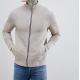 Funnel Neck Full Zipper Mens Track Jacket Grey Blank Design 100% Cotton