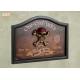 Personalized Wall Decor 3D Resin Pirate Antique Wooden Wall Plaque Decorative Wall Plaques