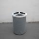 Perforated Metal Recycle Waste Bin , 3 Compartment Garbage Can For Patio Outdoor