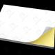 80g/90g Premium Self-Adhesive Label Paper For Shipping / Packaging & Instruction Labels