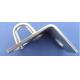 Galvanizing Steel Fiber Optic Cable Fittings Bracket Hook / Spiral Hook / Splint Hook
