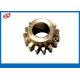 Wincor ATM Machine Parts 2050XE Manipulator Motor 15 Teeth Copper Gear