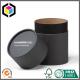 Black Color Printing Paper Round Tube for Cosmetics; Lid Off Custom Gift Paper Tube