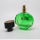30ML Wholesale clear empty circle shape green color 30ml glass bottle spray