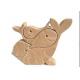 Eco-friendly Wooden 3D Building Blocks Creative Art Gift Home Ornament Decoration Solid Wood Kids Toys DIY wooden toy
