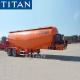 TITAN 2 axles 25CBM~30CBM  bulk cement trailer  Bulk transport  Aluminum dry powder  cement silo trailer