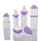 Hot Stamping Cosmetic Packaging Sets Triangular Violet Serum