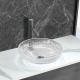 12mm Thickness Smooth Finish Glass Vessel Basins Crystal Clear