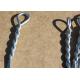 3.5mm Bale Ties Wire Anti Rust Quick Lock Galvanized Baling Loop