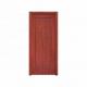 Single Panel Carving PVC Wooden Doors Internal Crackproof ISO9001