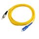 SC / UPC to FC / UPC G652D LSZH Jacket Fiber Optic Cable , Single-mode Simplex
