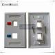 2 Ports Network US Type RJ45 Faceplates For Network Keystone Jacks ABS Face