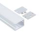 T8 Extruded Surface Mount Led Profile Aluminum Mounting Channel