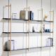 Gold Aluminum Wall Shelf