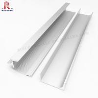 J Profile Aluminium Profile Trim Handle , 1.2mm Brushed Aluminum Drawer Pulls