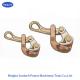 Steel Wire Rope Rated Load Self Conductor Gripping Clamps